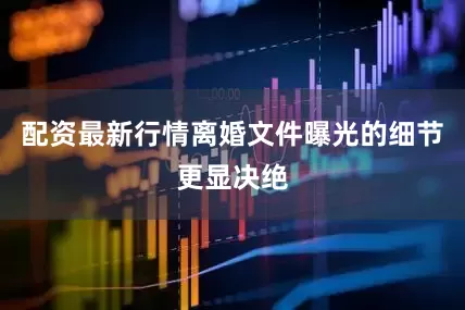 配资最新行情离婚文件曝光的细节更显决绝